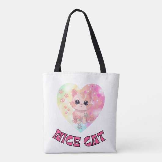 Schattigee kattenogen tote bag (Achterkant)