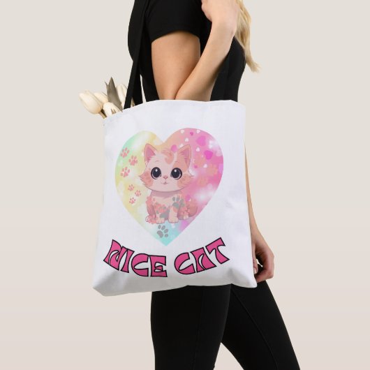 Schattigee kattenogen tote bag (Dichtbij)