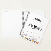 Schattigee kattenpoot girly planner (Display)