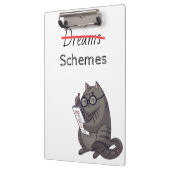 Schattigee kattenschema's Funny Cat Klembord (Links)
