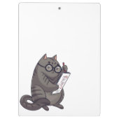 Schattigee kattenschema's Funny Cat Klembord (Achterkant)