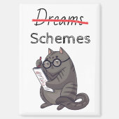 Schattigee kattenschema's Funny Cat Magneet (Voorkant)