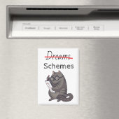 Schattigee kattenschema's Funny Cat Magneet (Insitu (Vaatwasser))