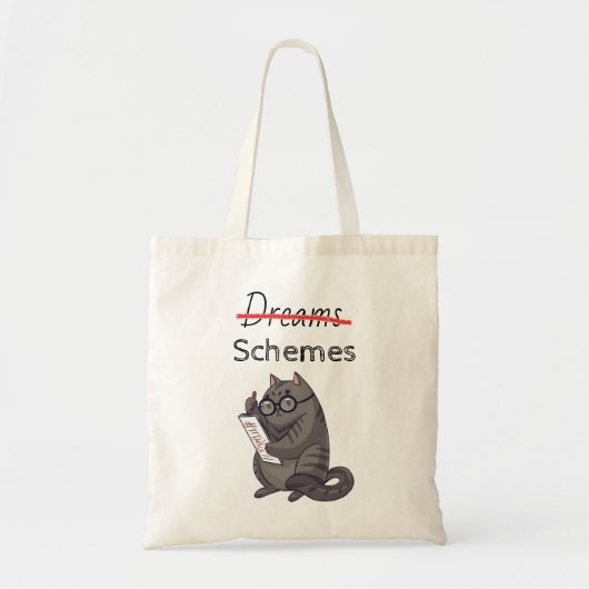 Schattigee kattenschema's Funny Cat Tote Bag (Voorkant)