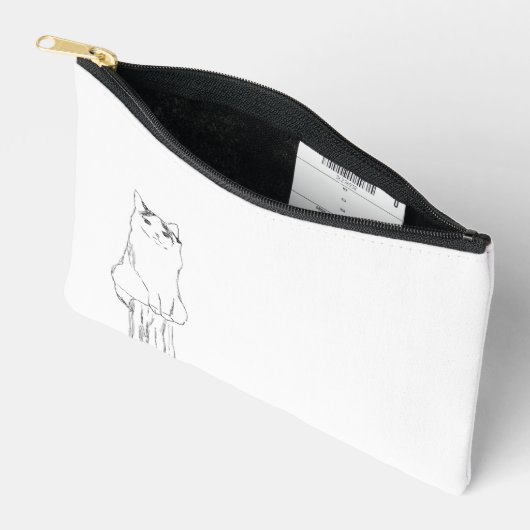Schattigee kattenschets modern etui (Open)