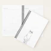 Schattigee kattenschets modern planner (Display)
