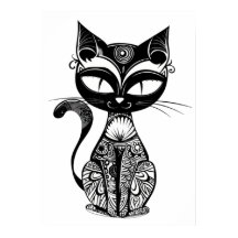 Schattigee kattenschets