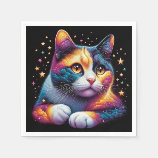 Schattigee kattenservetten! servet (Voorkant)