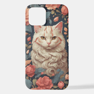 Schattigee kattentelefoonhoesje iPhone 12 hoesje