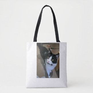 Schattigee kattenzak tote bag