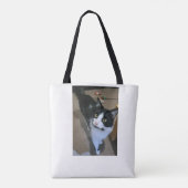 Schattigee kattenzak tote bag (Achterkant)