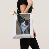 Schattigee kattenzak tote bag (Dichtbij)