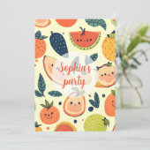 Schattigee Kawaii 3e Verjaardag Kaart (Staand voorkant)