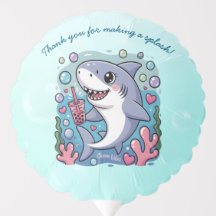 Schattigee Kawaii Boba Shark Ocean Vibes Baby show
