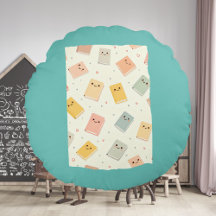 Schattigee Kawaii boeken rond kussen