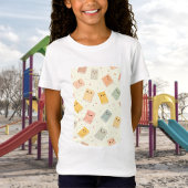 Schattigee Kawaii Boeken T-shirt