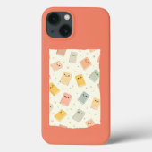 Schattigee Kawaii Books iPhone / iPad hoesje (Achterkant)
