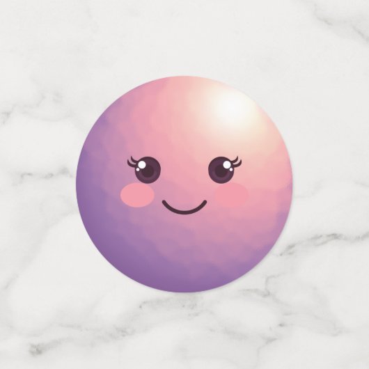 Schattigee Kawaii Bowling Ball Schattige Sweet Kin Confetti (Kleine voorkant)
