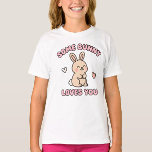 Schattigee Kawaii Bunny Love – Schattig pasteldier T-shirt