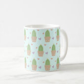 Schattigee Kawaii Cactus en Harten Patroon Koffiemok (Voorkant rechts)