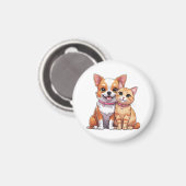 Schattigee Kawaii Cartoon Magneet (Voorkant / Achterkant)