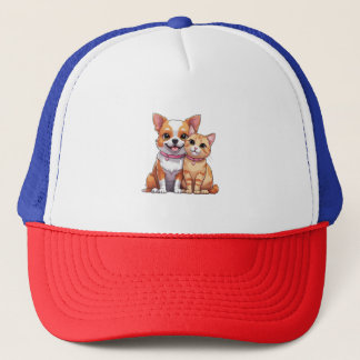 Schattigee Kawaii Cartoon Trucker Pet