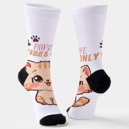 Schattigee Kawaii Cat Design Sokken (Gebogen)