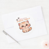 Schattigee Kawaii Cat Design Sticker (Envelop)