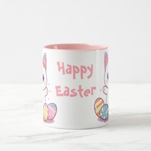 Schattigee Kawaii Cat Easter Mok – Schattige paste (Midden)