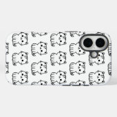 Schattigee Kawaii Cat Pattern iPhone Case (Achterkant (horizontaal))