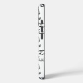 Schattigee Kawaii Cat Pattern iPhone Case (Achterkant / Links)