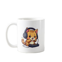 Schattigee Kawaii Cat Spelen Videogames - Schattig