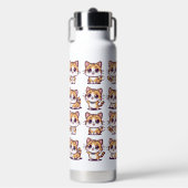 Schattigee Kawaii Cats poseren Waterfles (Voorkant)