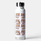 Schattigee Kawaii Cats poseren Waterfles (Links)