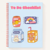 Schattigee Kawaii checklist ✨💗🌸 Notitieboek (Voorkant)