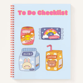 Schattigee Kawaii checklist ✨💗🌸 Notitieboek