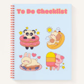 Schattigee Kawaii checklist ✨💗🌸 Notitieboek (Voorkant)