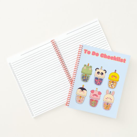 Schattigee Kawaii checklist ✨💗🌸 Notitieboek (Binnen)