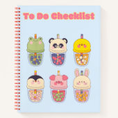 Schattigee Kawaii checklist ✨💗🌸 Notitieboek (Voorkant)