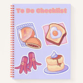 Schattigee Kawaii Checklist 💜🌸💗 Notitieboek (Voorkant)
