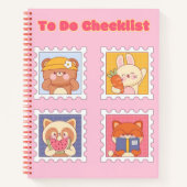 Schattigee Kawaii Checklist 💗✨💛 Notitieboek (Voorkant)