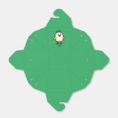 Schattigee Kawaii Chicken gepersonaliseerde gunst  Bedankdoosjes (Uitgevouwen)