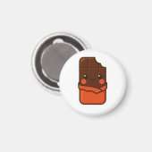 Schattigee Kawaii Chocolate Bar Magneet (Voorkant / Achterkant)