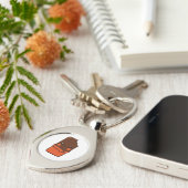 Schattigee Kawaii Chocolate Bar Sleutelhanger (Zijkant)