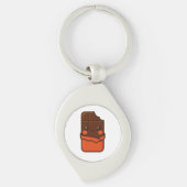 Schattigee Kawaii Chocolate Bar Sleutelhanger (Voorkant)