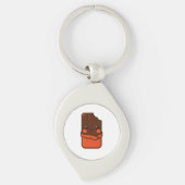 Schattigee Kawaii Chocolate Bar Sleutelhanger (Voorkant)