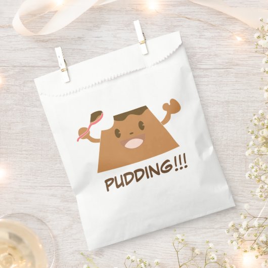 Schattigee Kawaii Chocolate PUDDING !!!! Bedankzakje (Geknipt)