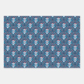 Schattigee Kawaii Christmas Beer Mandala Art Deco  Inpakpapier Vel (Voorkant 3)