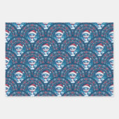 Schattigee Kawaii Christmas Beer Mandala Art Deco  Inpakpapier Vel (Voorkant)