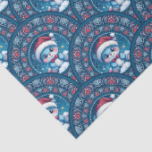 Schattigee Kawaii Christmas Beer Mandala Art Deco Tissuepapier (Detail)